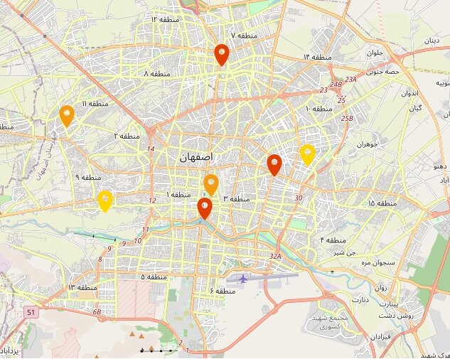 ضرورت اطلاعرسانی دقیق و بدون مشکل از ایستگاههای پایش کیفی هوای اصفهان
