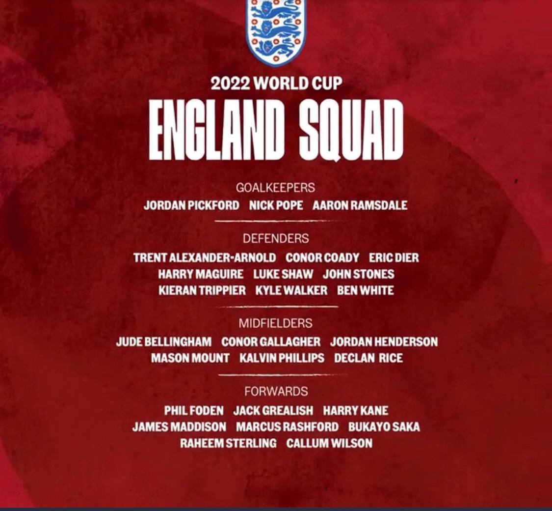 فهرست جنجالبرانگیز انگلیس؛ رونمایی از ستارههای غایب مقابل ایران