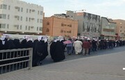 تظاهرات بحرینها در مخالفت با انتخابات نمایشی + فیلم  