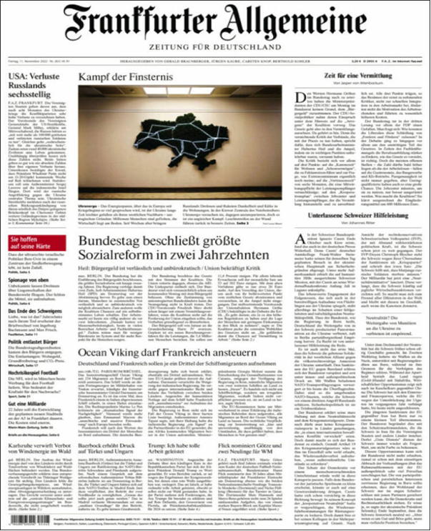 عناوین روزنامههای مطرح جهان؛ توئیتر در آستانه ورشکستگی، هشدار اعتصابات گسترده در انگلیس