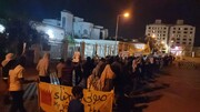 تظاهرات شبانه بحرینیها در مخالفت با انتخابات + فیلم
