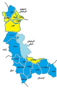 ۱۱ شهر آذربایجان‌غربی در وضعیت آبی کرونایی قرار گرفت