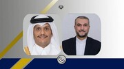 Conversation téléphonique d'Amir Abdollahian avec le ministre qatari des A.E.