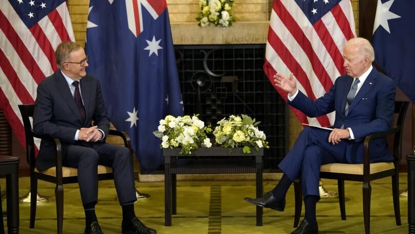 رهبران آمریکا و استرالیا در مورد مشارکت در توافق آکوس گفت و گو کردند