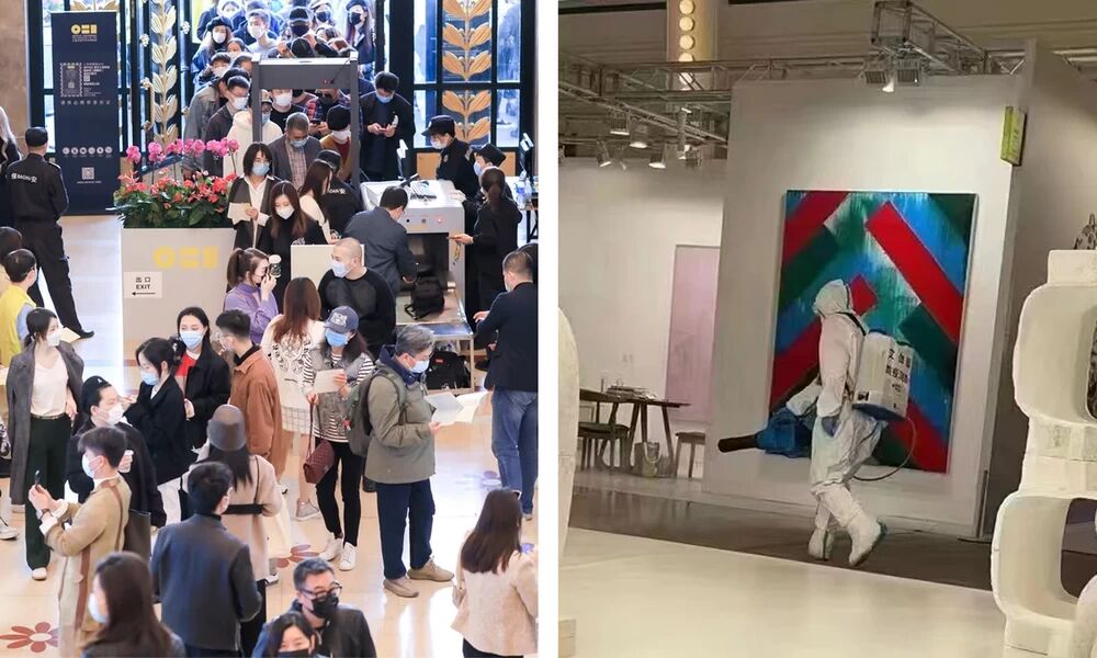 نمایشگاه هنر شانگهای به خاطر یک مورد کرونا تعطیل شد