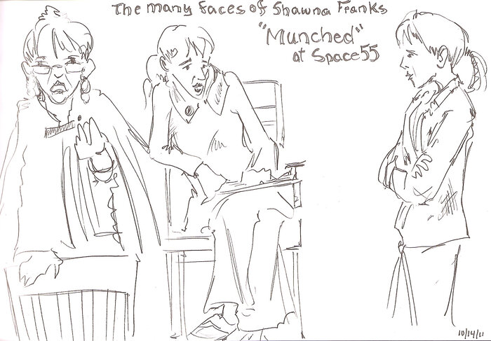 بازیگری که تفسیرهای بصری از آهنگها را نقاشی میکند