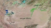 تصاویر ماهواره‌ای درباره میزان آب سد کجکی و کمالخان تا ساعتی دیگر منتشر می‌شود