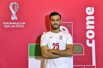 La FIFA fotografía oficialmente a los jugadores del equipo iraní de futbol 