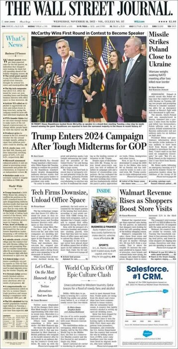 عناوین روزنامههای جهان؛ نامزدی دوباره ترامپ و هشدار درباره جنگ سرد جدید