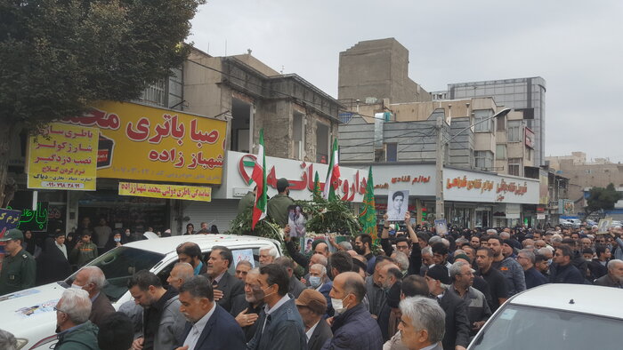 پیکر مطهر شهید "مرتضی کُردی" در آستان شیخ صدوق شهر ری آرام گرفت