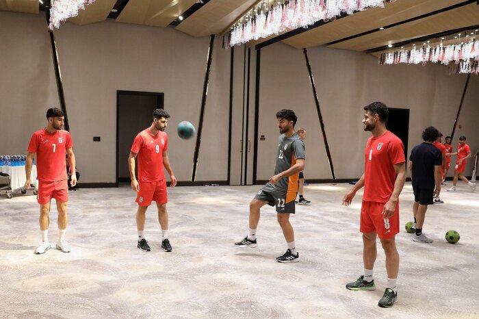 تمرین تیم ملی فوتبال + جلسه فنی
