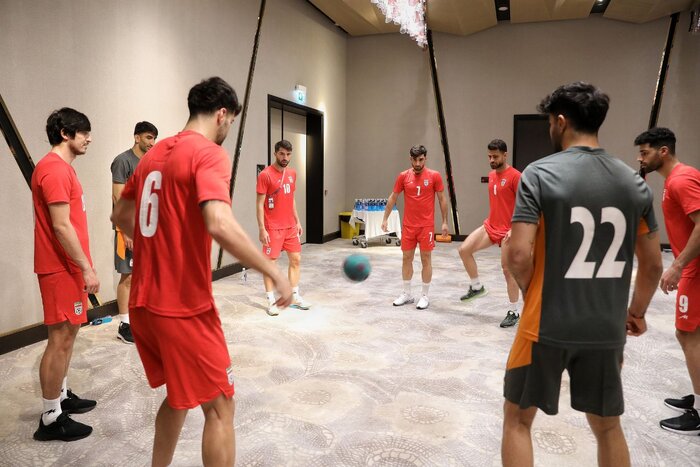 تمرین تیم ملی فوتبال + جلسه فنی