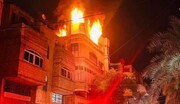 کنعانی، آتش سوزی اردوگاه جبالیا را به ملت فلسطین تسلیت گفت