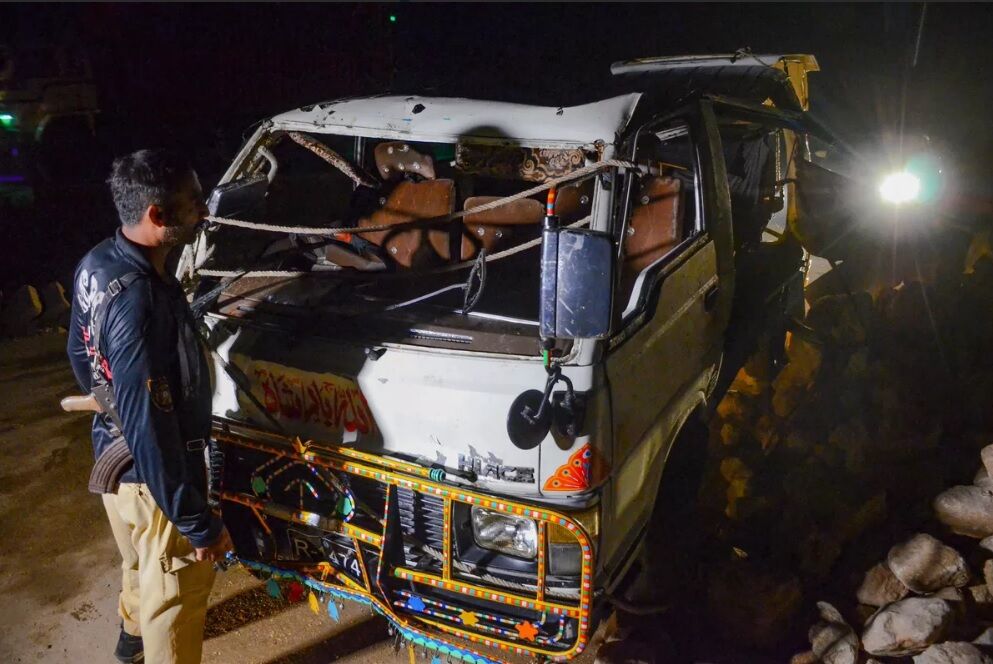 تصادف در پاکستان دست‌کم ۲۰ کشته و ۱۴ زخمی برجا گذاشت