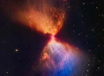 تصویر جدید تلسکوپ جیمز وب/ آغاز آتشین یک ستاره