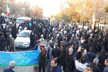 پیکر شهدای مدافع امنیت در مشهد تشییع شد