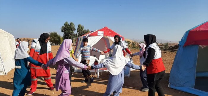 رزمایش ایمنی در برابر زلزله در قصرشیرین برگزار شد