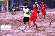 تیم فوتبال ساحلی صدرشیمی یزد بر پارت سمنان غلبه کرد