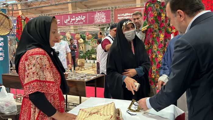 نمایشگاه دستاوردهای مردمی جزیره جهانی قشم گشایش یافت