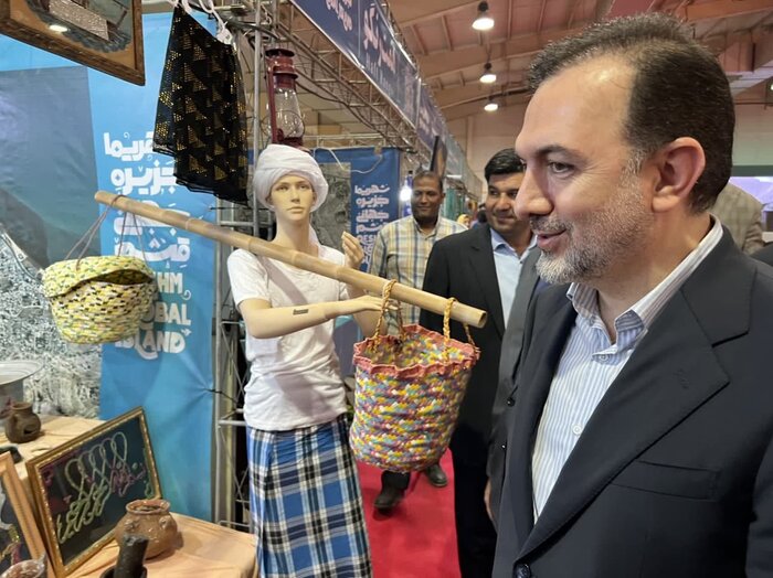 نمایشگاه دستاوردهای مردمی جزیره جهانی قشم گشایش یافت