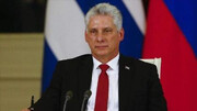 رئیس جمهوری کوبا بر تقویت روابط میان هاوانا و روسیه در زمان تحریم ها تاکید کرد 