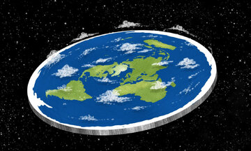 زمین هم گرد است و هم مسطح! / مقایسه‌های کاذب و بی‌منطق