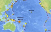 زلزله‌ای به بزرگی ۷ ریشتر جزایر سلیمان در اقیانوس آرام را لرزاند