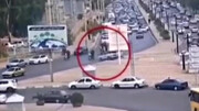 Vehículo de vándalos atropelló a fuerzas de seguridad iraníes