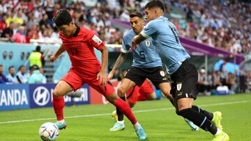 توقف اروگوئه برابر نماینده آسیا/ کره ترمز سوارز را کشید