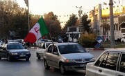 شادی بجنوردی ها بعد از پیروزی غرورآفرین تیم ملی فوتبال 