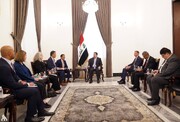 دیدار هیات آمریکایی با نخست وزیر عراق