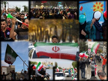 صحنه های ناب از جشن و شادی غرور آفرین ایرانیان در سراسر کشور 