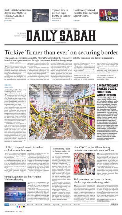 عناوین روزنامههای مطرح جهان؛ از هجوم دوباره ترکیه به سوریه تا انفجارهای بیتالمقدس