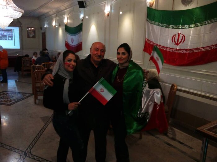 شادمانی ایرانیان مقیم دمشق از پیروزی تیم فوتبال ایران در مقابل ولز 
