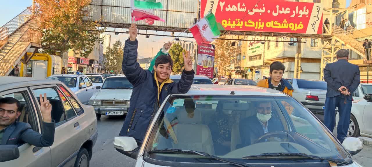 کاروان های شادی با پیروزی تیم ملی فوتبال در کهگیلویه و بویراحمد به راه افتاد