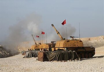 حملات توپخانه ترکیه به شمال سوریه