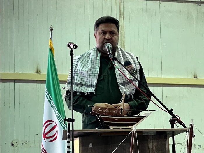 اجتماع بزرگ اقتدار بسیجیان در قشم برگزار شد