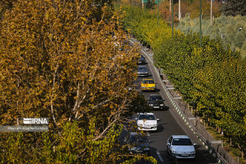 Colorful autumn and its beauties in Tehran