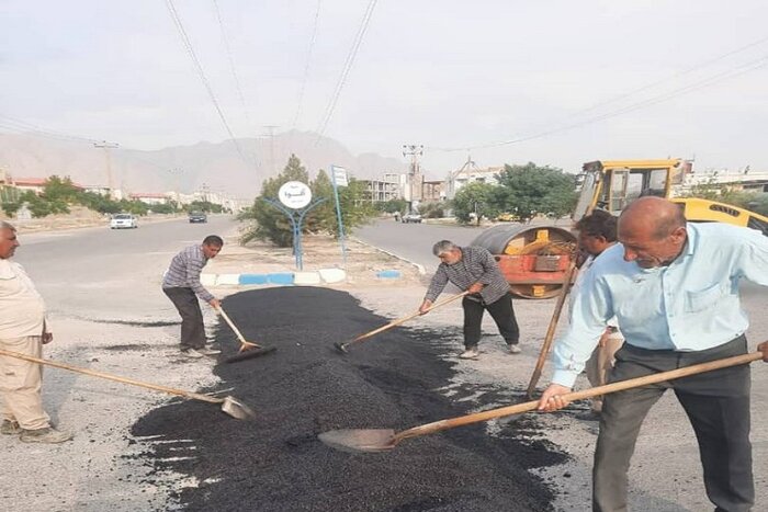 ۵۵ هزار متر مربع از خیابان های شهر دوگنبدان آسفالت شد