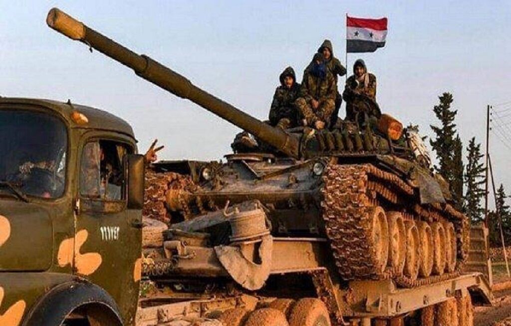 ورود تجهیزات نظامی سوریه به عین العرب پس از افزایش حملات ترکیه