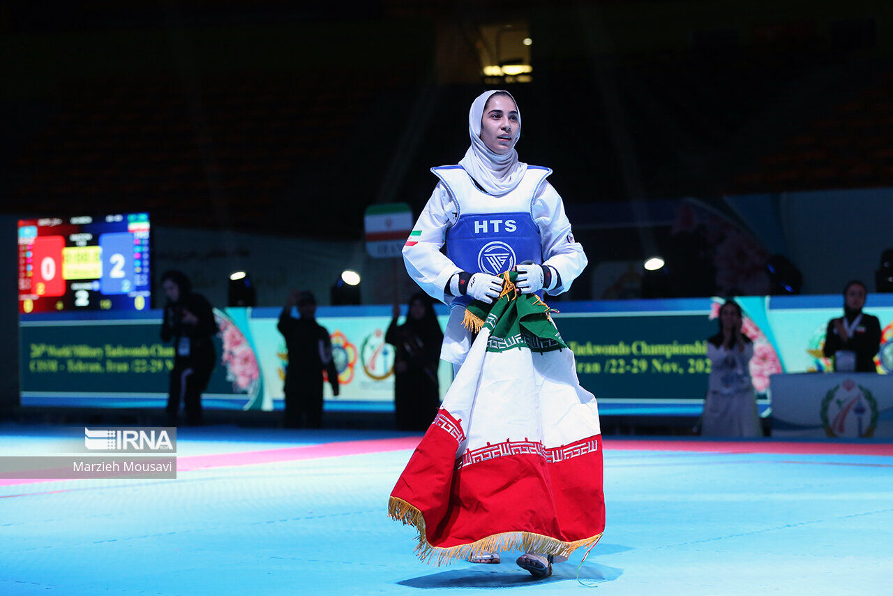 Iran crowned champion in CISM taekwondo competitions