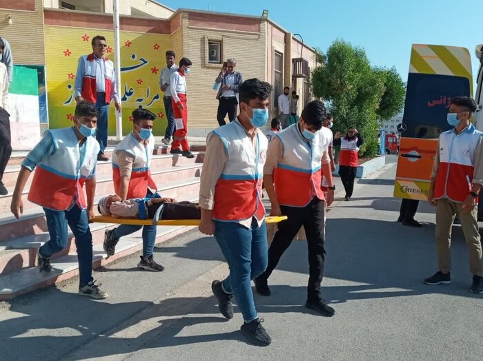 آمادگی مدارس قشم در برابر حوادث ارزیابی شد