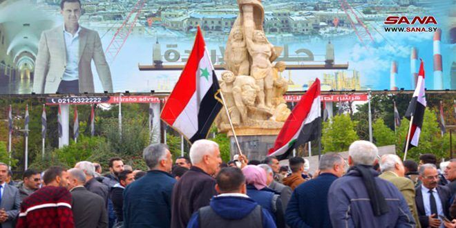 تجمع اهالی حلب در سالروز جدایی «لواء اسکندرون»