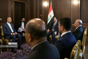 ایرانی وزیر خارجہ کی عراقی وزیر اعظم کی ملاقات