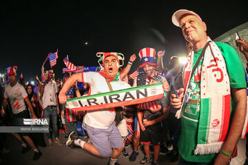 Iran vs USA fans in World Cup 2022