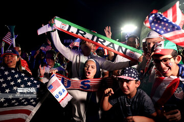 Iran vs USA fans in World Cup 2022