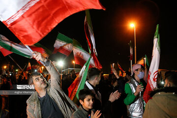 En images ; l'équipe nationale de football de retour en Iran