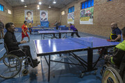 مسابقات پینگ‌پنگ جانبازان و معلولان گلستان برگزار شد