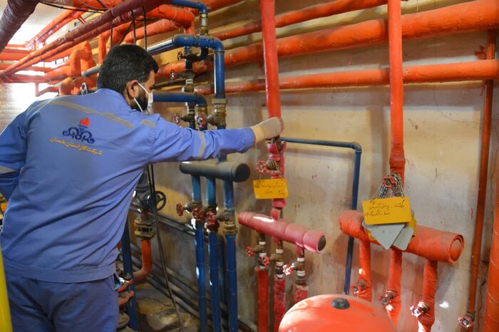 شرکت گاز همدان طرح پایش دمای ادارات استان را آغاز کرد