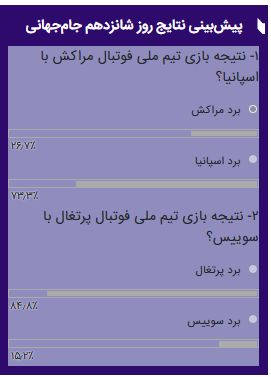  بازی‌های روز هفدهم جام جهانی فراتر از پیش‌بینی‌ها رقم خورد